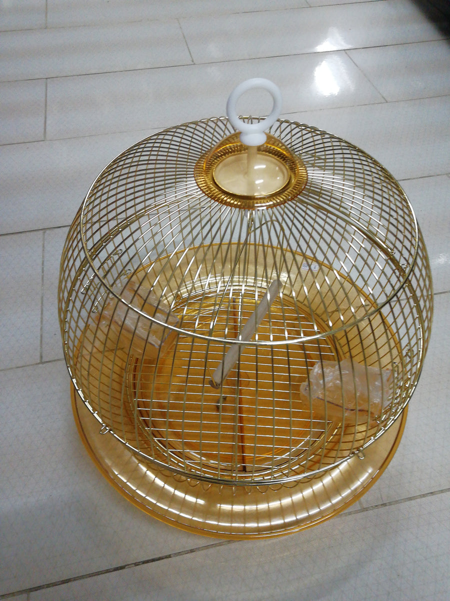 Gold Bird Cage Bahrain Agriculture Center