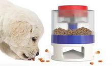 Load image into Gallery viewer, Dog Food Dispenser Interactive Button Trigger Dog Puzzle Treat Dispensing Toys Slow Feeder Fun Feeding for Smart Puppies Bowl.. Dog Food