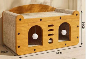 MKQ0B2  CAT HOUSE SIZE 51X27X30CM