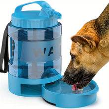 Load image into Gallery viewer, Dispenser Bowl, Large Capacity Pet Travel Water Bottle with Pull-Out Bowl,