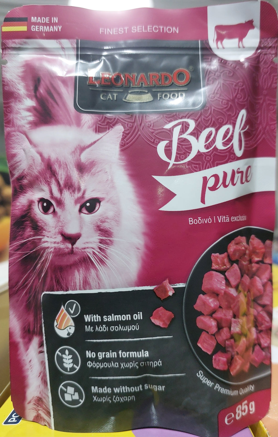 Leonardo. Beef Pure pouch .85g