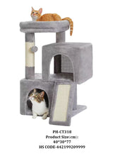 Load image into Gallery viewer, CAT TREE (SCRATCHER)  CT318 SIZE 40X30X77CM