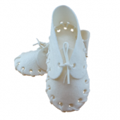 Load image into Gallery viewer, DOG FRIEND WHITE RAWHIDE SHOE 2.5`` 2PCS (509)