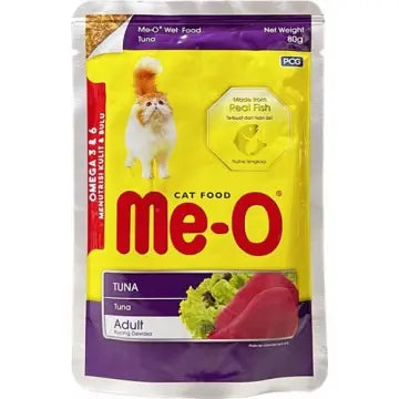 Me-o pouch Tuna  .80gmX12pcs