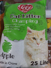 Load image into Gallery viewer, CAT LITTER BENTONITE CLUMPING ASSORTED LEMON/APPLE/LAVENDER/COFFEE 20KGX2BAG