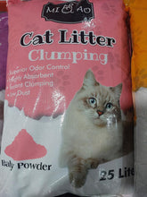 Load image into Gallery viewer, CAT LITTER BENTONITE CLUMPING ASSORTED LEMON/APPLE/LAVENDER/COFFEE 20KGX2BAG