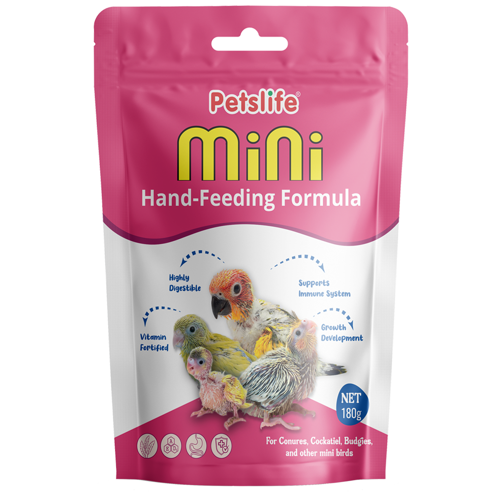 PETSLIFE HAND-FEEDING FORMULA 50GR (ALL BIRDS)
