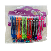 Load image into Gallery viewer, CAT COLLAR NEW  ASSORTED DESIGN &amp; COLOUR IN  MIXED 12PCS