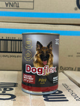 Load image into Gallery viewer, DOG FLEX CANNED DOG FOOD CHICKEN WITH BEEF PATE 400GRX24