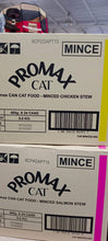 Load image into Gallery viewer, PROMAX GRAINFREE REALMEAT CANNED CATFOOD MINCED CHICKEN STEW 400GRX24 CAN