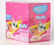 Load image into Gallery viewer, moochie meaty pouch tuna recipe in gravy 70grx12 pcs in box