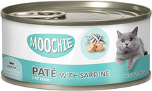 Load image into Gallery viewer, Moochie CAT FOOD  PATE  Sardine 156gX24pcs