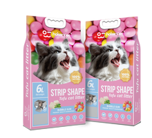 Load image into Gallery viewer, TOFU Flushable Cat Litter CLUMPING ORIGINAL SCENT BUBBLE GUM 2.5KG