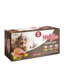 Load image into Gallery viewer, Migliorgatto Sterilized MULTIPACK OF DELICATE PATÉ FR CAT 100GR X 6PCS
