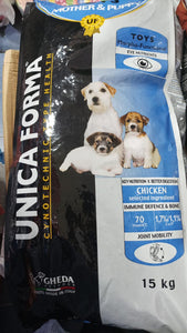 UNICA TOY DOG MOTHER AND PUPPY SELECTED CHICKEN 15KG (ORIGIN ITALY)