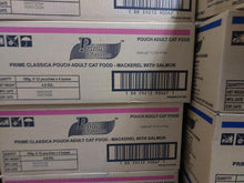 Load image into Gallery viewer, PRIME CLASSICA CAT POUCH MACKEREL WITH SALMON 100GRX48 IN CTN (4-DZN)