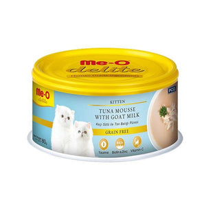 Me-Delite  canned grain free  human grade  Kitten food Tuna With Goat Milk 80g