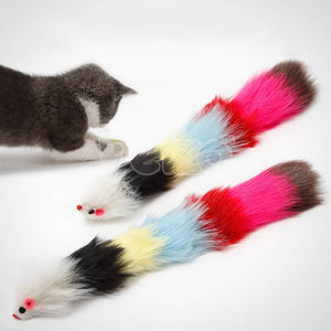 cat toy with mouse & soft fur price each piecs