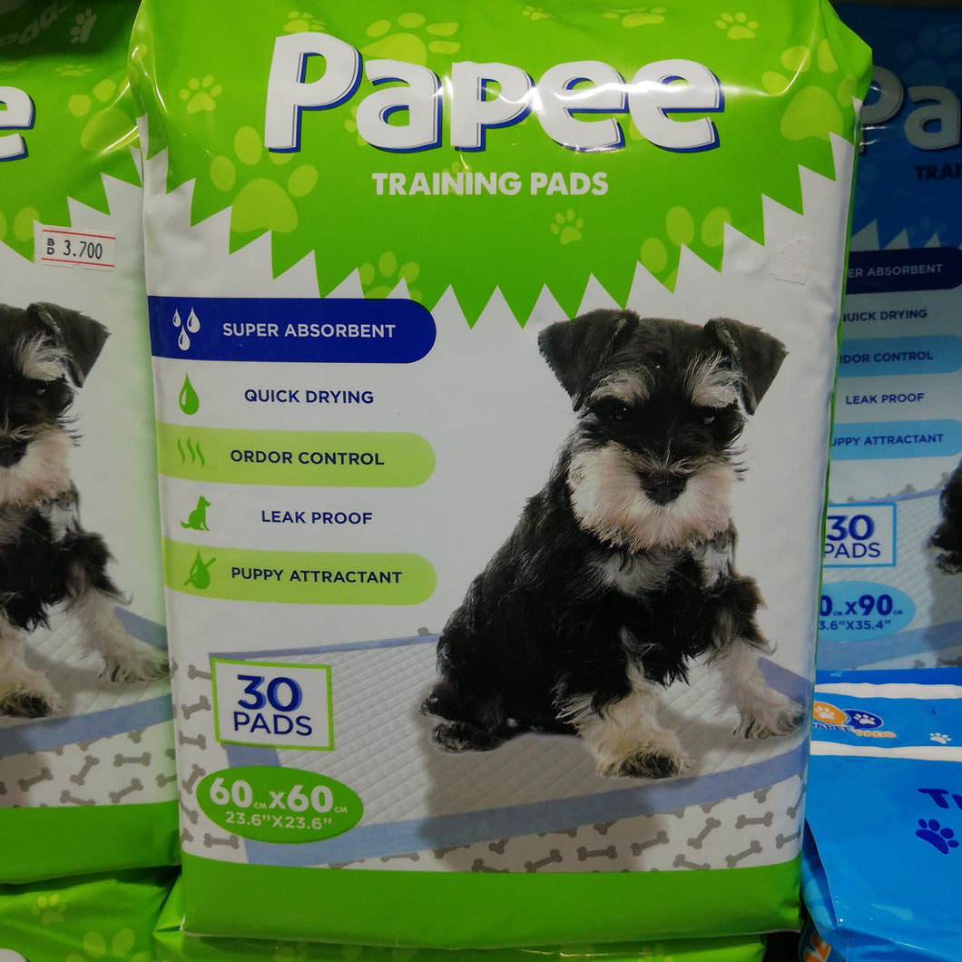 (Papee) puppy Training Pad.60 x 60cm 30PCS IN BAG X8BAG IN CARTOON