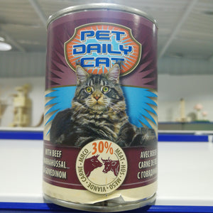 Pet Daily Cat With Beef 415g