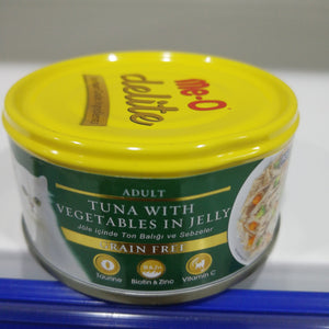 Me-O Delite Tuna With Vegetables in Jelly 80g