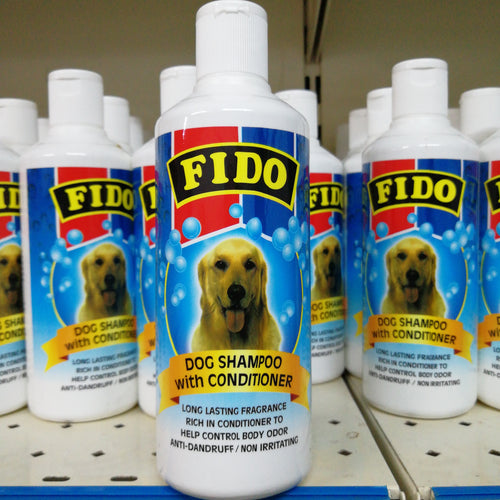 FIDO. Dog Shampoo With Conditioner. PRICE 500MLX20PCS IN CTN