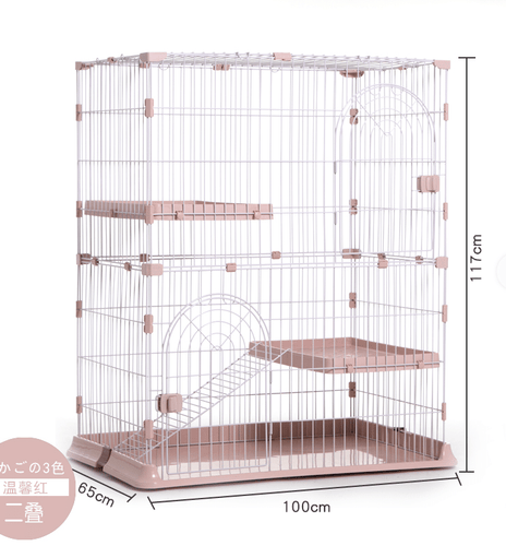 CAT  CAGE 2DECK ( DC 3-2  ) SIZE 100X65.5X120CM