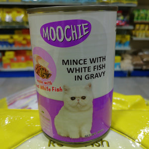 Moochie   Cat Mince With White Fish In Gravy 400g