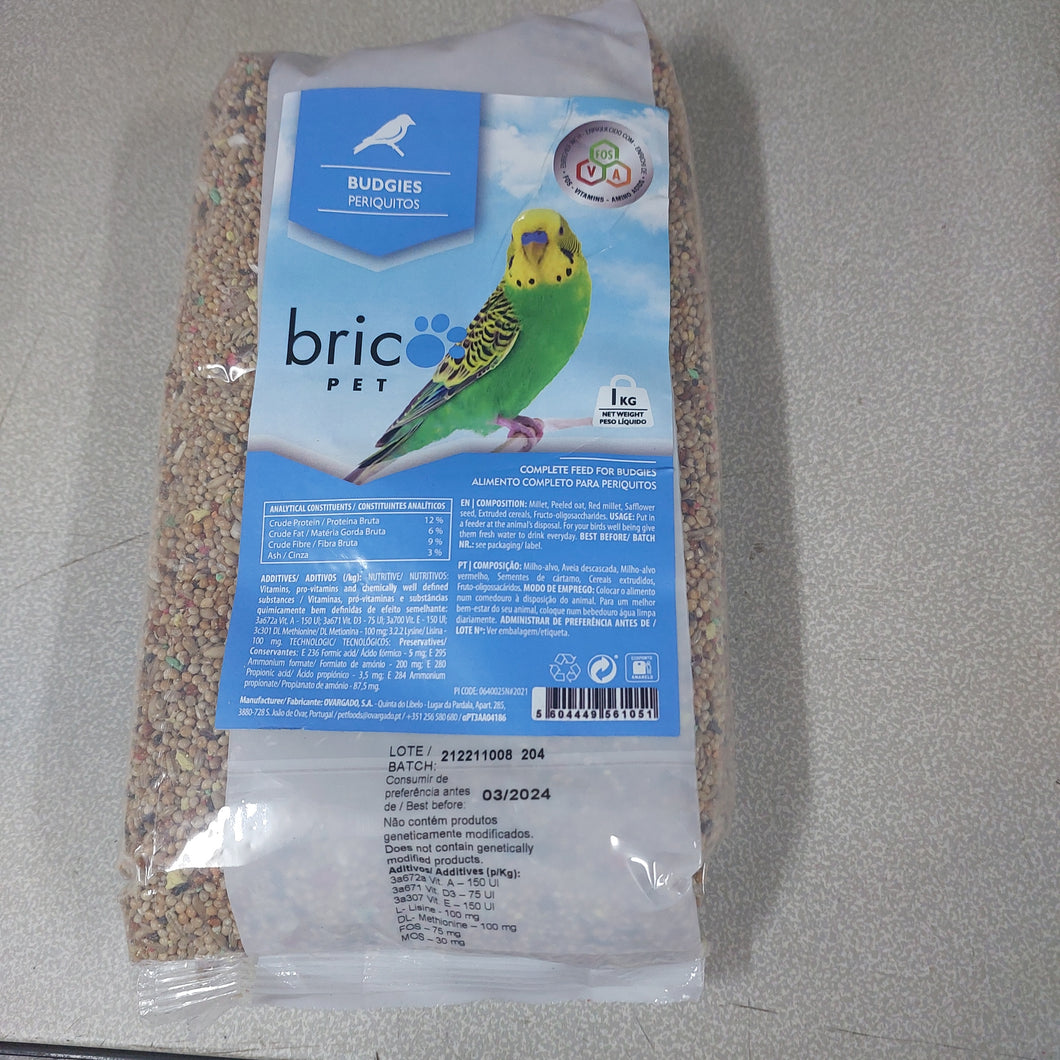 Bric budgrigar mix 1kg