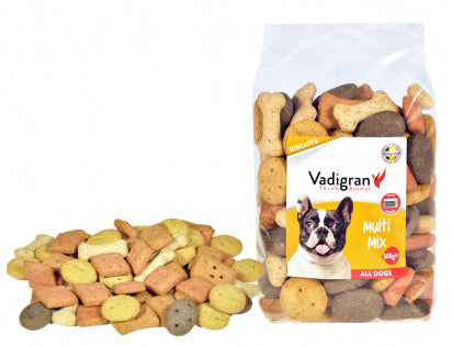 SNACK DOG BISCUITS MULTI MIX 500G (13380)