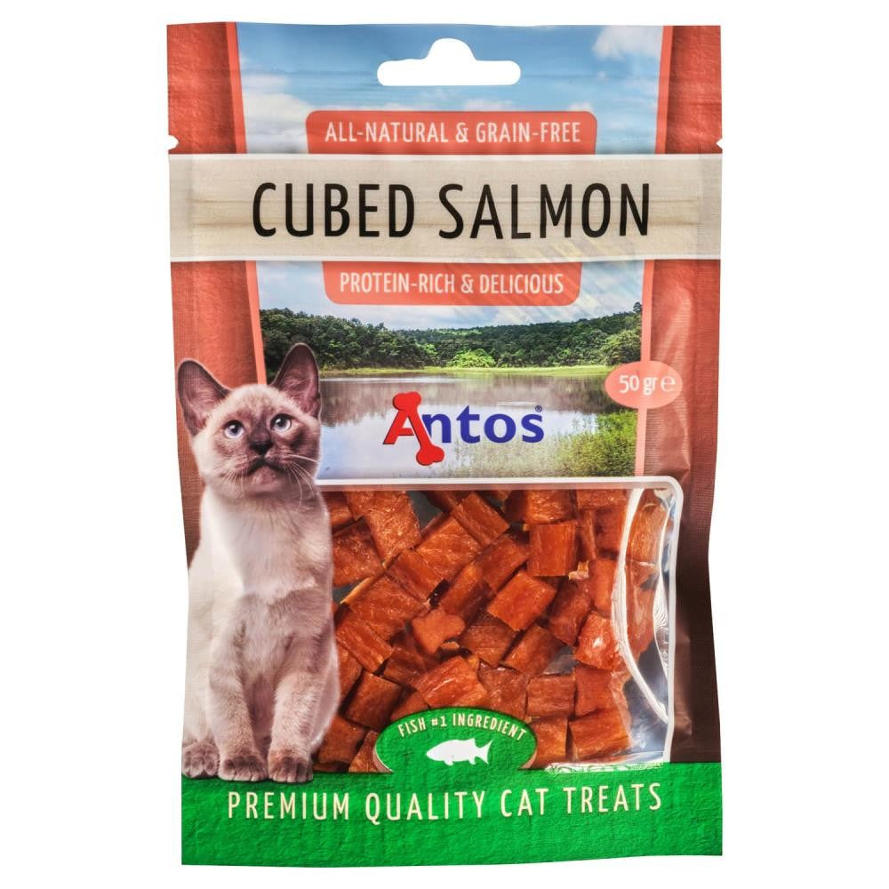 CAT TREATS CUBED SALMON 50GR