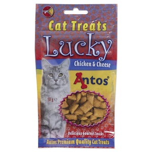 CAT TREATS LUCKY  CHICKEN & CHEESE 50GR