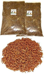 DRIED MEAL WORMS 100GR IN PKT