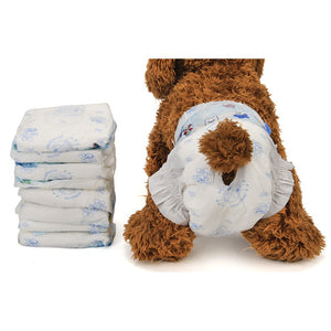 PET DIAPERS FEMALE DOG SIZE 43x65cm  (LARGE 6-17KG)