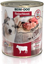 Load image into Gallery viewer, BEWI CANNED DOGFOOD assorted RICH IN BEEF/chicken  400GRx6 TIN (grain free)