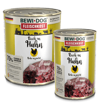 Load image into Gallery viewer, BEWI CANNED DOGFOOD assorted RICH IN BEEF/chicken  400GRx6 TIN (grain free)