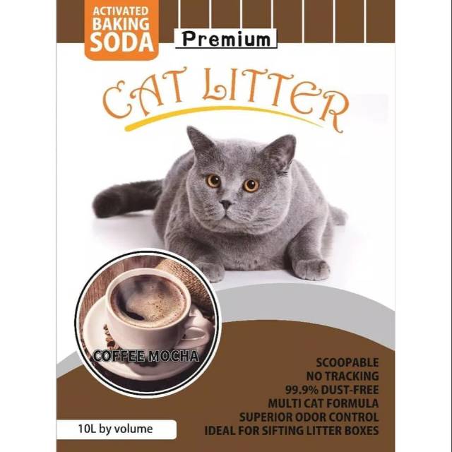 PREMIUM CAT LITTER SCENT WITH COFFEE (MOCHA) 20KG