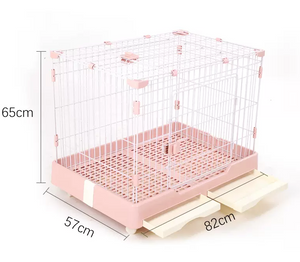 SUS-DT-002 DOG/CAT/RABBITE CAGE SIZE 82X57X66CM -LARGE