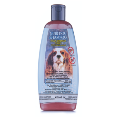 GUBI Tick, Flea and Lice Dog Shampoo – 500ml