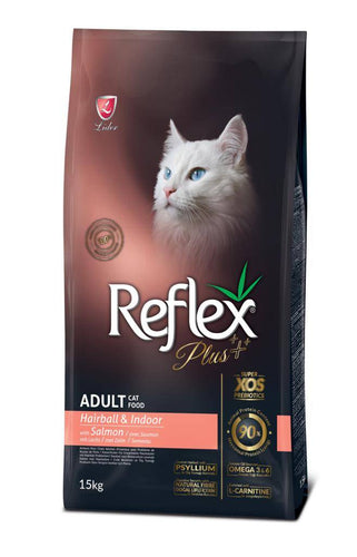 REFLEX PLUS CAT HAIRBALL SALMON 15KG