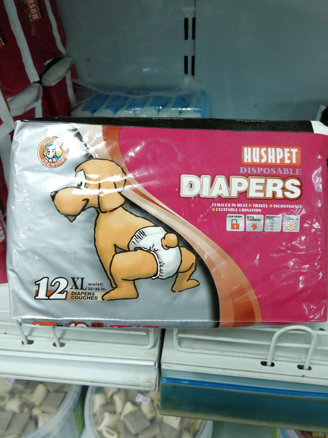 Dog Diapers XL.63-76cm. 12pc
