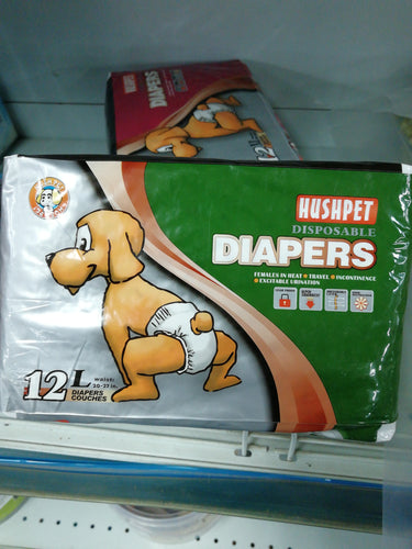 Dog Diapers Large .50-68cm. 12pc