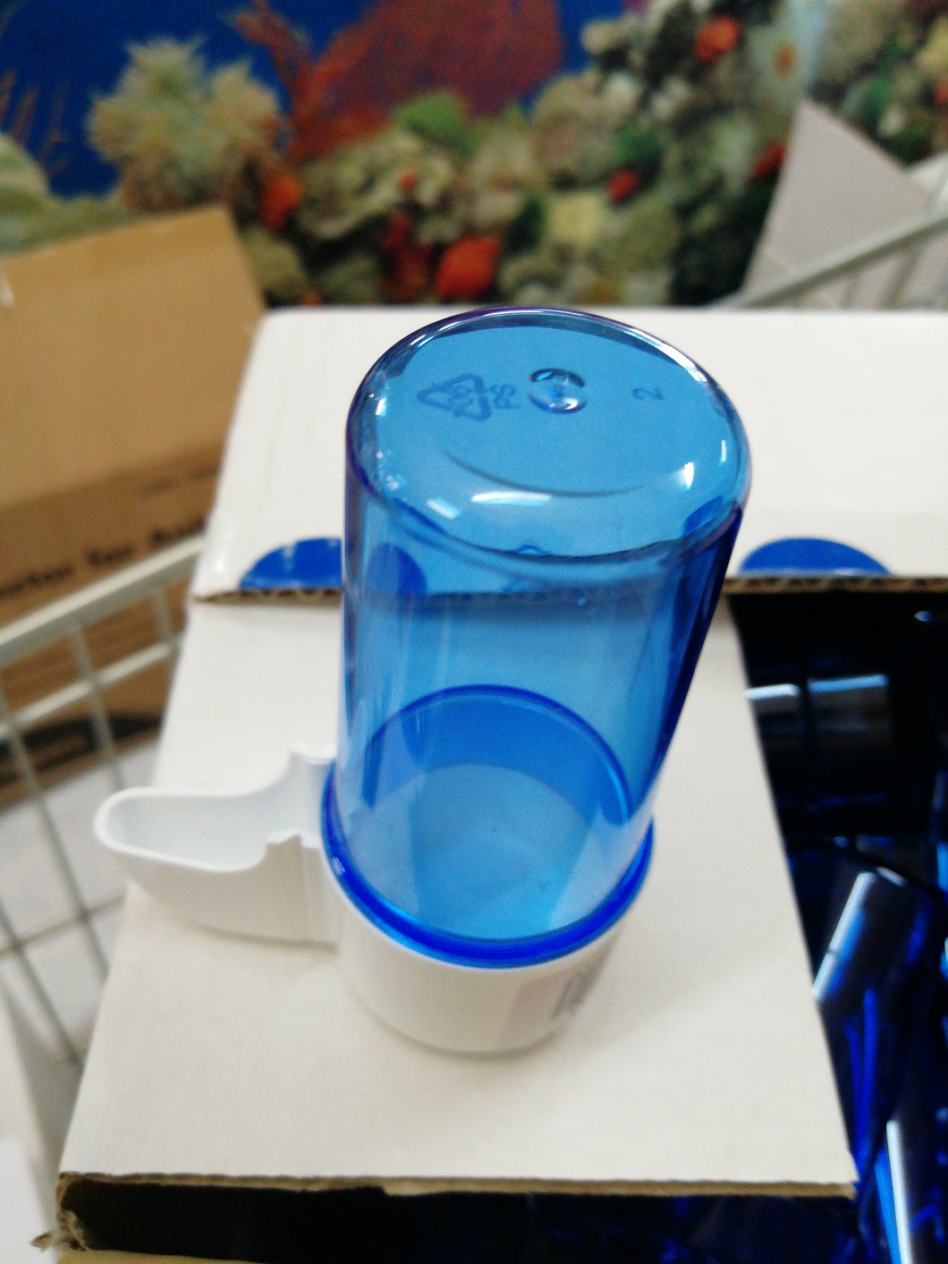 Plastic Drinker Blue. 405400 x12