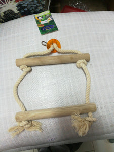 Parrot rope woodswing