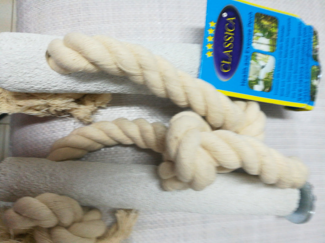 Parrot sandperch with rope