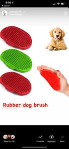Rubber Dog Brush.RB-01C