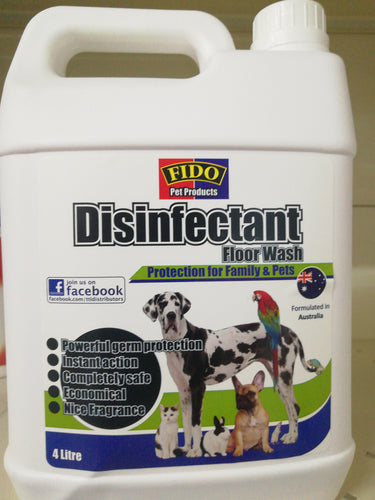 FIDO Disinfectant Floor Wash. 4Litre