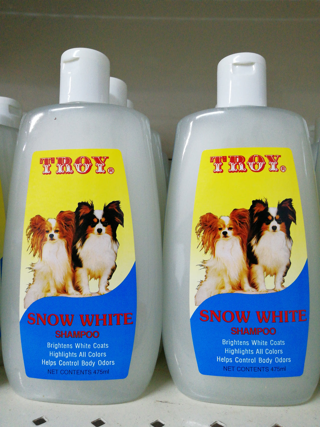 Troy Dog Snow White Shampoo.12x475ml