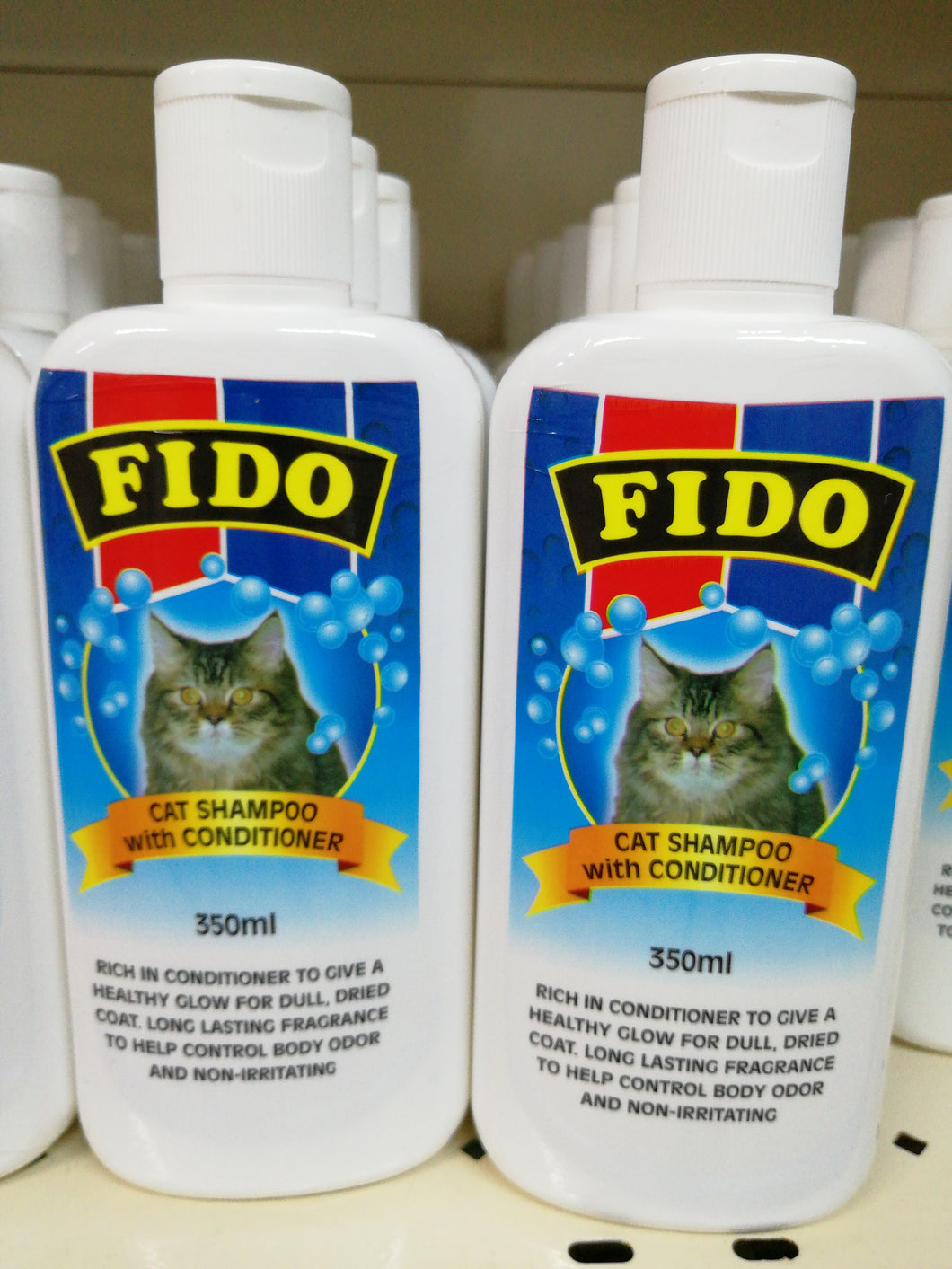 FIDO.Cat Shampoo with Conditioner.PRICE 32x350ml