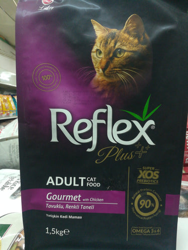 REFLEX PLUS ADULT Gourmet with Chicken CTN 1.5kgx12bag